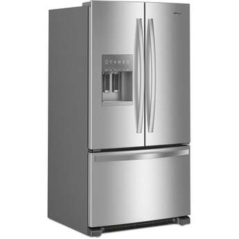 Whirlpool 36 Inch Freestanding French Door Refrigerator with 24.7 Cu. Ft. Capacity, 5 Glass Shelves, Gallon Door Bins, Deli Drawer, External Ice/Water Dispenser, Auto Icemaker, and ENERGY STAR : Fingerprint-Resistant Stainless Steel — thumbnail 33