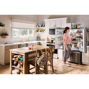 Whirlpool 36 Inch Freestanding French Door Refrigerator with 24.7 Cu. Ft. Capacity, 5 Glass Shelves, Gallon Door Bins, Deli Drawer, External Ice/Water Dispenser, Auto Icemaker, and ENERGY STAR : Fingerprint-Resistant Stainless Steel — thumbnail 39