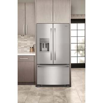 Whirlpool 36 Inch Freestanding French Door Refrigerator with 24.7 Cu. Ft. Capacity, 5 Glass Shelves, Gallon Door Bins, Deli Drawer, External Ice/Water Dispenser, Auto Icemaker, and ENERGY STAR : Fingerprint-Resistant Stainless Steel — thumbnail 41