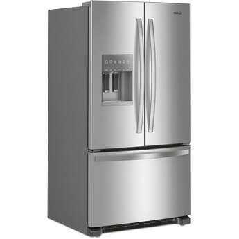 Whirlpool 36 Inch Freestanding French Door Refrigerator with 24.7 Cu. Ft. Capacity, 5 Glass Shelves, Gallon Door Bins, Deli Drawer, External Ice/Water Dispenser, Auto Icemaker, and ENERGY STAR : Fingerprint-Resistant Stainless Steel — thumbnail 48