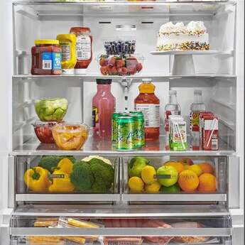 Whirlpool WRFF3736SZ 36 Inch Freestanding French Door Refrigerator Fingerprint-resistant Stainless Finish — thumbnail 12