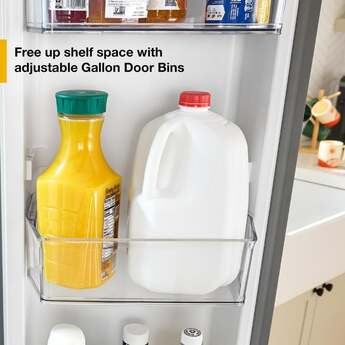 Whirlpool WRFF3736SZ 36 Inch Freestanding French Door Refrigerator Fingerprint-resistant Stainless Finish — thumbnail 15