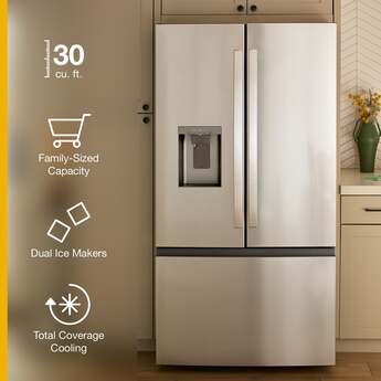 Whirlpool WRFF3736SZ 36 Inch Freestanding French Door Refrigerator Fingerprint-resistant Stainless Finish — thumbnail 7
