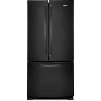 Whirlpool WRFF5333PB 33 Inch Black French Door Refrigerator — thumbnail 14