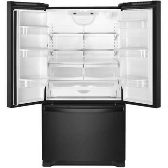 Whirlpool WRFF5333PB 33 Inch Black French Door Refrigerator — thumbnail 6