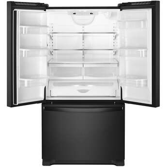 Whirlpool WRFF5333PB 33 Inch Black French Door Refrigerator — thumbnail 7