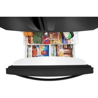 Whirlpool WRFF5333PB 33 Inch Black French Door Refrigerator — thumbnail 8