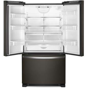 Whirlpool WRFF5333PV 33 Inch Black Stainless Steel French Door Refrigerator — thumbnail 11