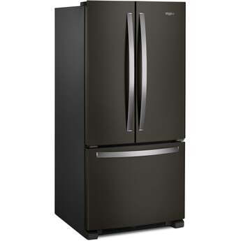 Whirlpool WRFF5333PV 33 Inch Black Stainless Steel French Door Refrigerator — thumbnail 14