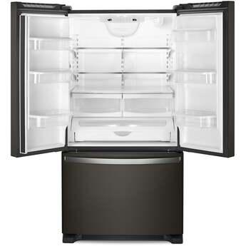 Whirlpool WRFF5333PV 33 Inch Black Stainless Steel French Door Refrigerator — thumbnail 8
