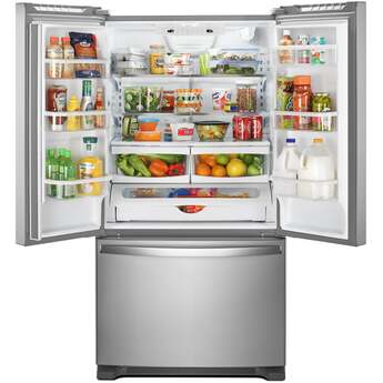 Whirlpool WRFF5333PZ 33 Inch Fingerprint Resistant Stainless Steel French Door Refrigerator — thumbnail 12