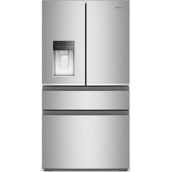 Whirlpool WRMC5036RZ 36-inch Wide True Counter Depth 4-Door French Door Refrigerator - 22 Fingerprint-resistant Stainless Finish
