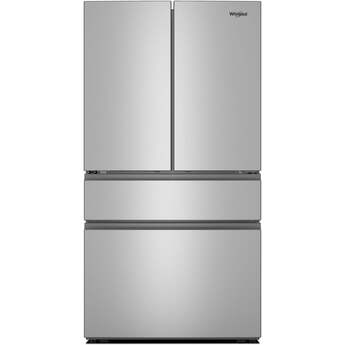 Whirlpool 36" French Door Refrigerator: Fingerprint-Resistant Stainless Steel