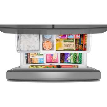 Whirlpool 36" French Door Refrigerator: Fingerprint-Resistant Stainless Steel — thumbnail 15