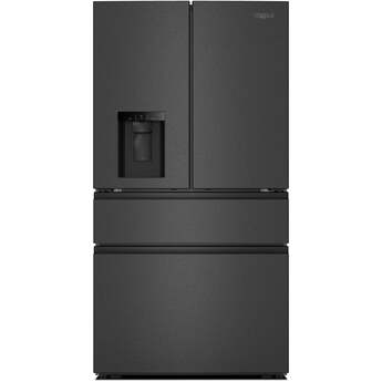 Whirlpool 36" French Door - 4 Door Refrigerator: Fingerprint-Resistant Black Stainless Steel — thumbnail 9