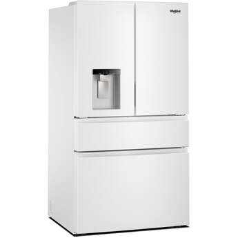 Whirlpool 36" French Door - 4 Door Refrigerator: White — thumbnail 7