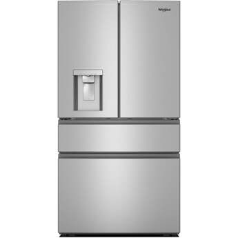 Whirlpool 36" French Door - 4 Door Refrigerator: Fingerprint-Resistant Stainless Steel