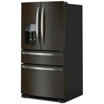Whirlpool 36 Inch, 25.2 Cu. Ft., Full-Depth, French Door Bottom Mount Refrigerator With Ice And Water Dispenser: Fingerprint-Resistant Black Stainless Steel — thumbnail 34