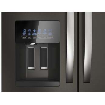 Whirlpool 36 Inch, 25.2 Cu. Ft., Full-Depth, French Door Bottom Mount Refrigerator With Ice And Water Dispenser: Fingerprint-Resistant Black Stainless Steel — thumbnail 9