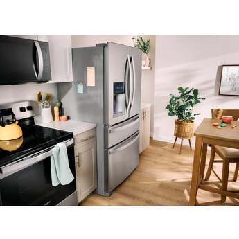 Whirlpool 36 Inch, 25.2 Cu. Ft., Full-Depth, French Door Bottom Mount Refrigerator With Ice And Water Dispenser: White — thumbnail 19