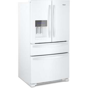 Whirlpool 36 Inch, 25.2 Cu. Ft., Full-Depth, French Door Bottom Mount Refrigerator With Ice And Water Dispenser: White — thumbnail 22