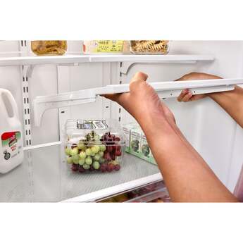 Whirlpool 36 Inch, 25.2 Cu. Ft., Full-Depth, French Door Bottom Mount Refrigerator With Ice And Water Dispenser: White — thumbnail 27