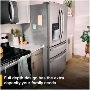 Whirlpool 36 Inch, 25.2 Cu. Ft., Full-Depth, French Door Bottom Mount Refrigerator With Ice And Water Dispenser: White — thumbnail 29