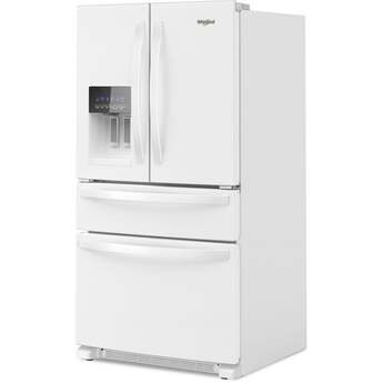 Whirlpool 36 Inch, 25.2 Cu. Ft., Full-Depth, French Door Bottom Mount Refrigerator With Ice And Water Dispenser: White — thumbnail 37