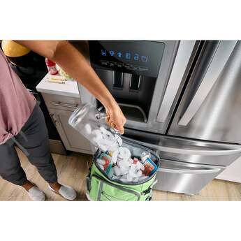 Whirlpool 36 Inch, 25.2 Cu. Ft., Full-Depth, French Door Bottom Mount Refrigerator With Ice And Water Dispenser: White — thumbnail 44