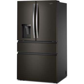Whirlpool 36" French Door Refrigerator: Fingerprint-Resistant Black Stainless Steel — thumbnail 16