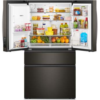 Whirlpool 36" French Door Refrigerator: Fingerprint-Resistant Black Stainless Steel — thumbnail 19
