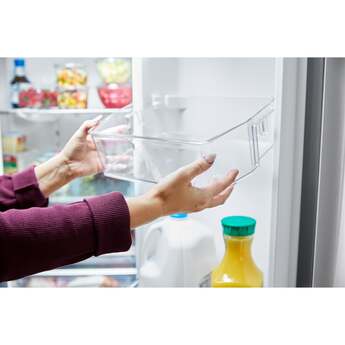 Whirlpool 36" French Door Refrigerator: Fingerprint-Resistant Black Stainless Steel — thumbnail 5
