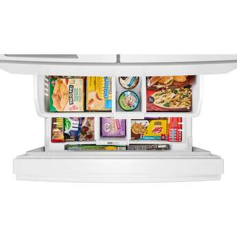 Whirlpool  36" French Door Refrigerator: White — thumbnail 7