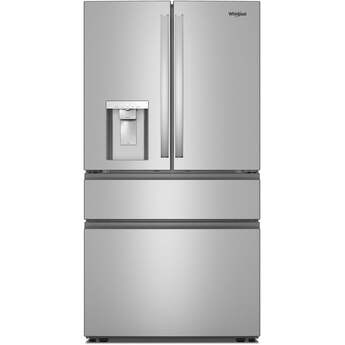 Whirlpool 36" French Door Refrigerator: Fingerprint-Resistant Stainless Steel
