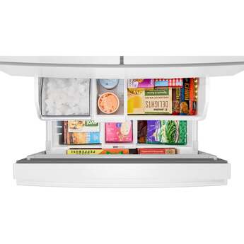 Whirlpool WRMF3736SW 29 Cu. Ft. Family-Sized Capacity French Door Refrigerator White — thumbnail 9