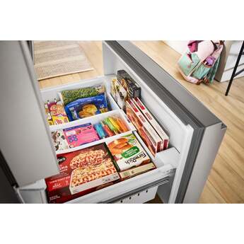 Whirlpool WRMF3736SZ 29 Cu. Ft. Family-Sized Capacity French Door Refrigerator Fingerprint-resistant Stainless Finish — thumbnail 6