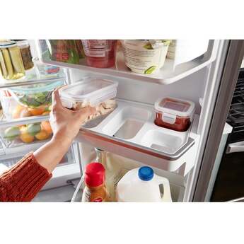 Whirlpool WRMF7736PV 36 Inch Freestanding 4-Door French Door Refrigerator Black Stainless Finish — thumbnail 18