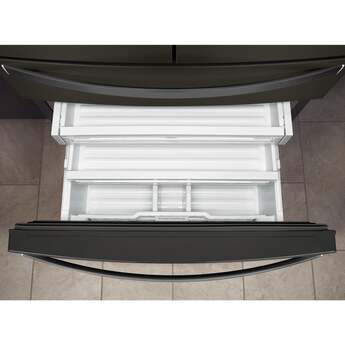 Whirlpool WRMF7736PV 36 Inch Freestanding 4-Door French Door Refrigerator Black Stainless Finish — thumbnail 22