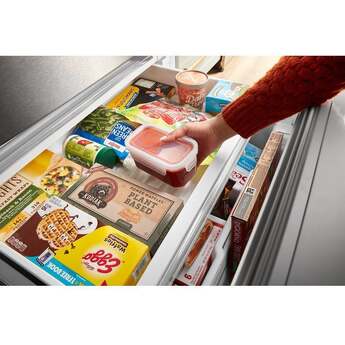 Whirlpool WRMF7736PV 36 Inch Freestanding 4-Door French Door Refrigerator Black Stainless Finish — thumbnail 26