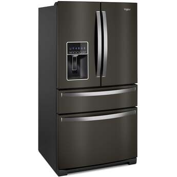 Whirlpool WRMF7736PV 36 Inch Freestanding 4-Door French Door Refrigerator Black Stainless Finish — thumbnail 28