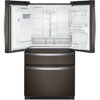 Whirlpool WRMF7736PV 36 Inch Freestanding 4-Door French Door Refrigerator Black Stainless Finish — thumbnail 46