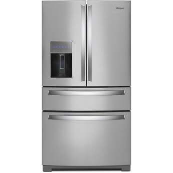 Whirlpool 36-inch 26 Cu. Ft. 4 Door Refrigerator : Fingerprint-Resistant Stainless Steel