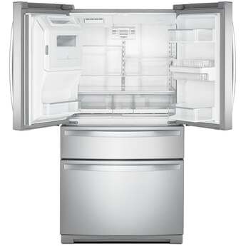 Whirlpool 36-inch 26 Cu. Ft. 4 Door Refrigerator : Fingerprint-Resistant Stainless Steel — thumbnail 14