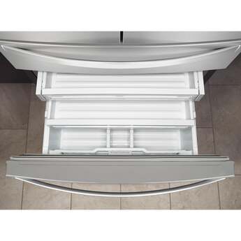 Whirlpool 36-inch 26 Cu. Ft. 4 Door Refrigerator : Fingerprint-Resistant Stainless Steel — thumbnail 2