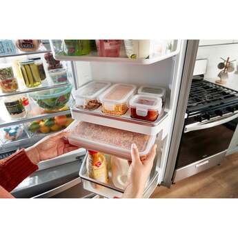 Whirlpool 36-inch 26 Cu. Ft. 4 Door Refrigerator : Fingerprint-Resistant Stainless Steel — thumbnail 44