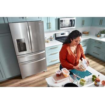 Whirlpool 36-inch 26 Cu. Ft. 4 Door Refrigerator : Fingerprint-Resistant Stainless Steel — thumbnail 48