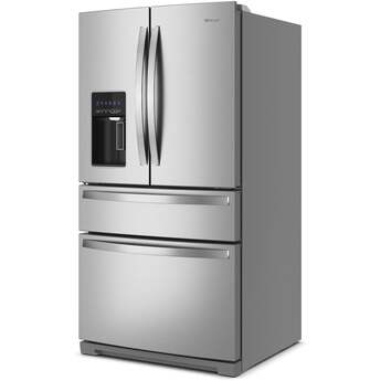 Whirlpool 36-inch 26 Cu. Ft. 4 Door Refrigerator : Fingerprint-Resistant Stainless Steel — thumbnail 50