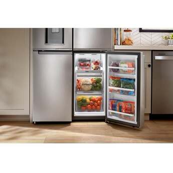 Whirlpool 36 Inch Counter-Depth 4-Door French Door Refrigerator with 19.1 Cu.ft. Capacity, Adjustable Shelves, Gallon Door Bins, Deli Drawer, In-Door-Ice® and Water, Auto Ice Maker, and ENERGY STAR®: Fingerprint Resistant Stainless Steel — thumbnail 47