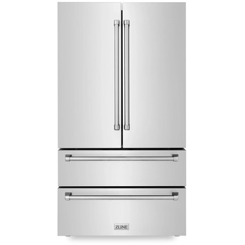 Z Line ZLINE RFM36 36 Inch Stainless Steel Counter Depth French Door Refrigerator