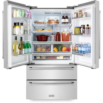 Z Line ZLINE RFM36 36 Inch Stainless Steel Counter Depth French Door Refrigerator — thumbnail 15